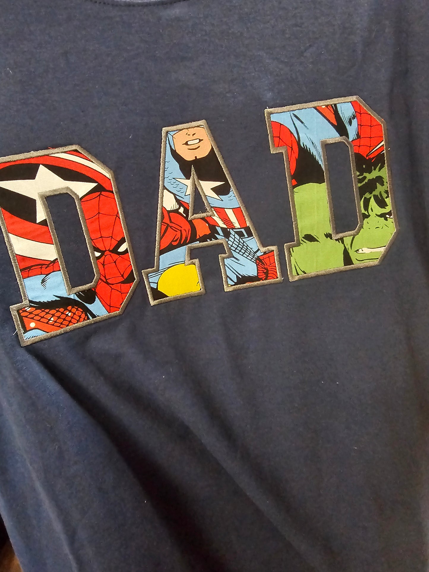 DAD applique Shirt, Dad shirt