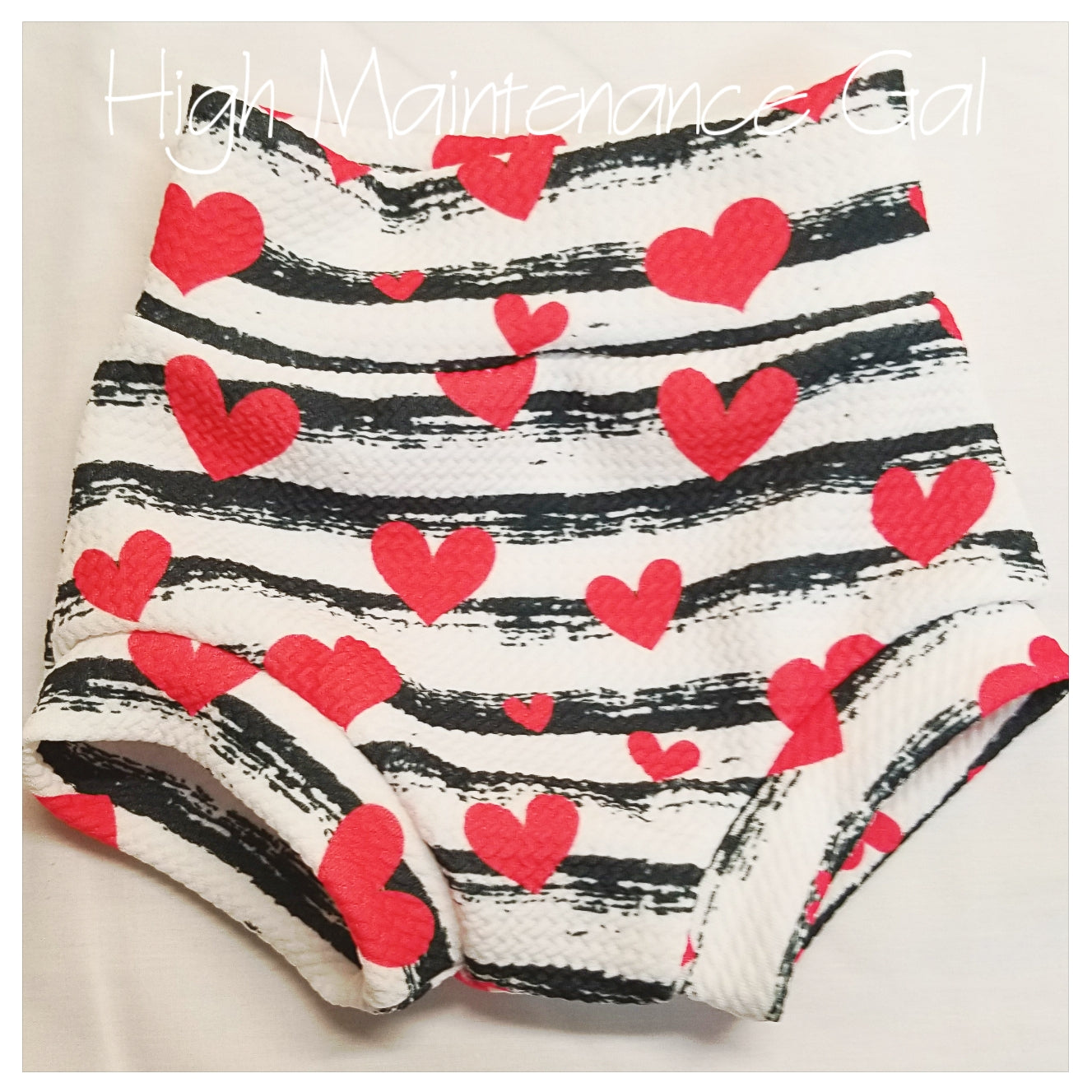 Valentines bummies, Baby shorts