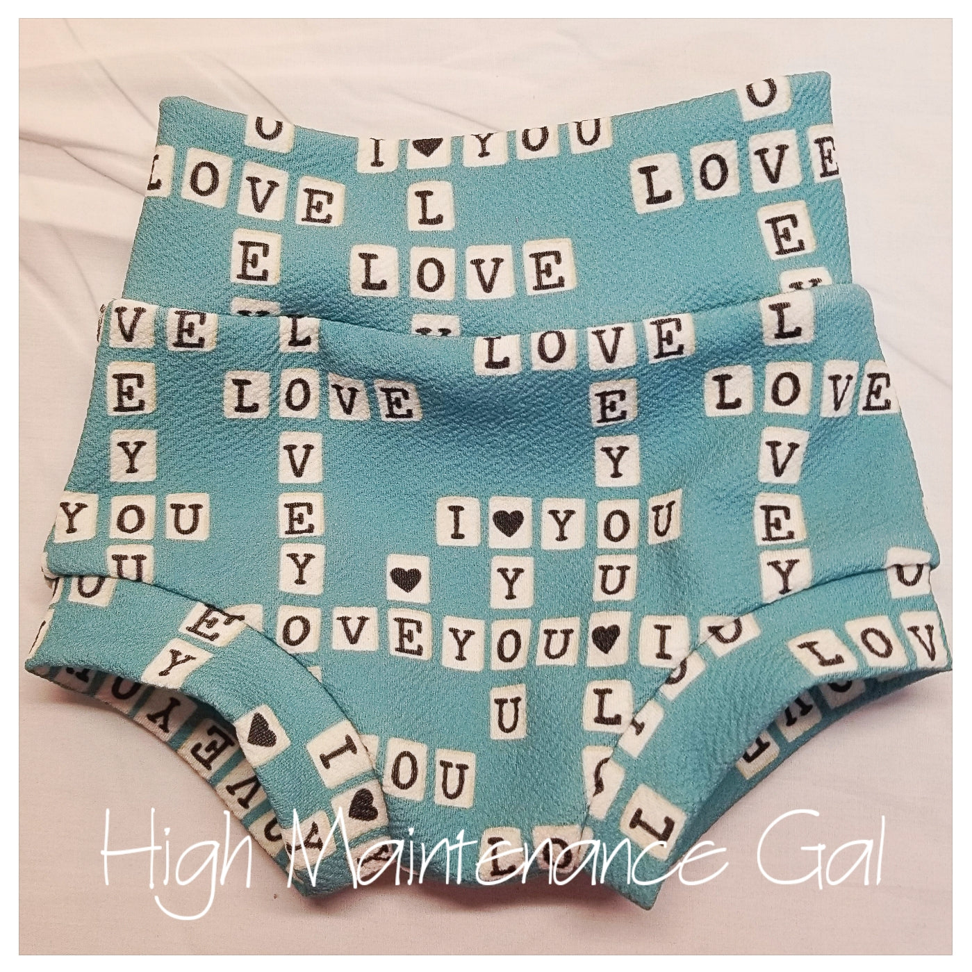 Valentines bummies, Baby shorts