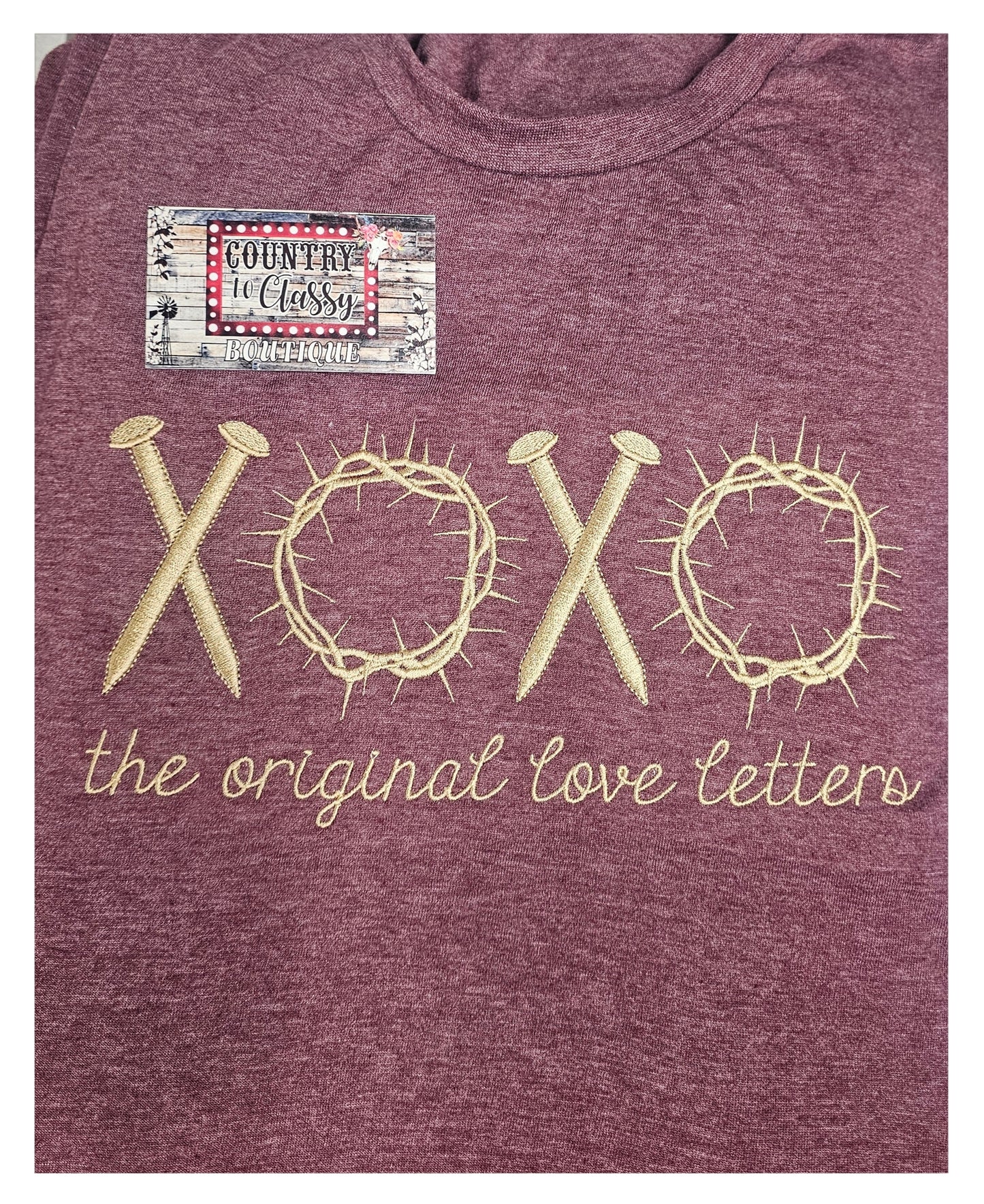 Christian Embroidery shirt, Testimony Shirt, XOXO, But God, God is Good