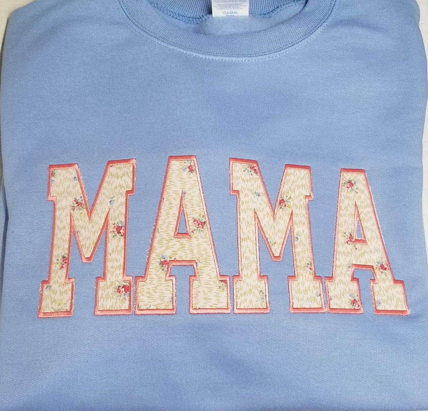 Mama tall applique, Mama sweatshirt