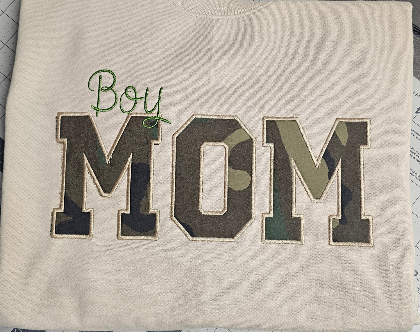 Boy Mama applique,Boy Mama sweatshirt