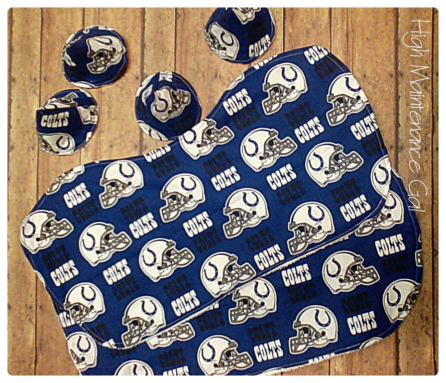 Football Teams, Baby Boy Gift Pack, Burp Rags and PPTS