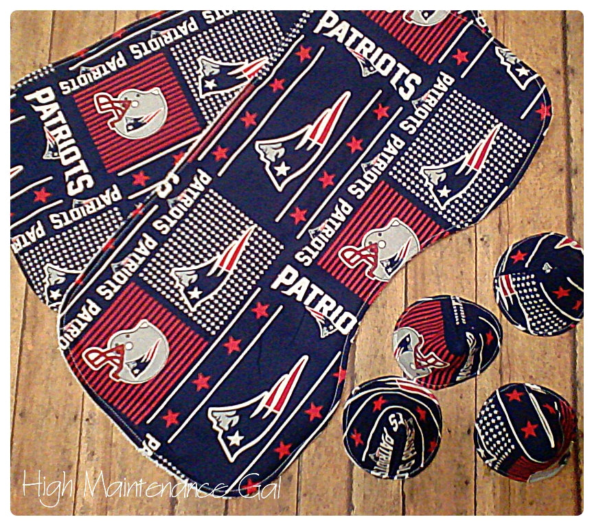 Football Teams, Baby Boy Gift Pack, Burp Rags and PPTS