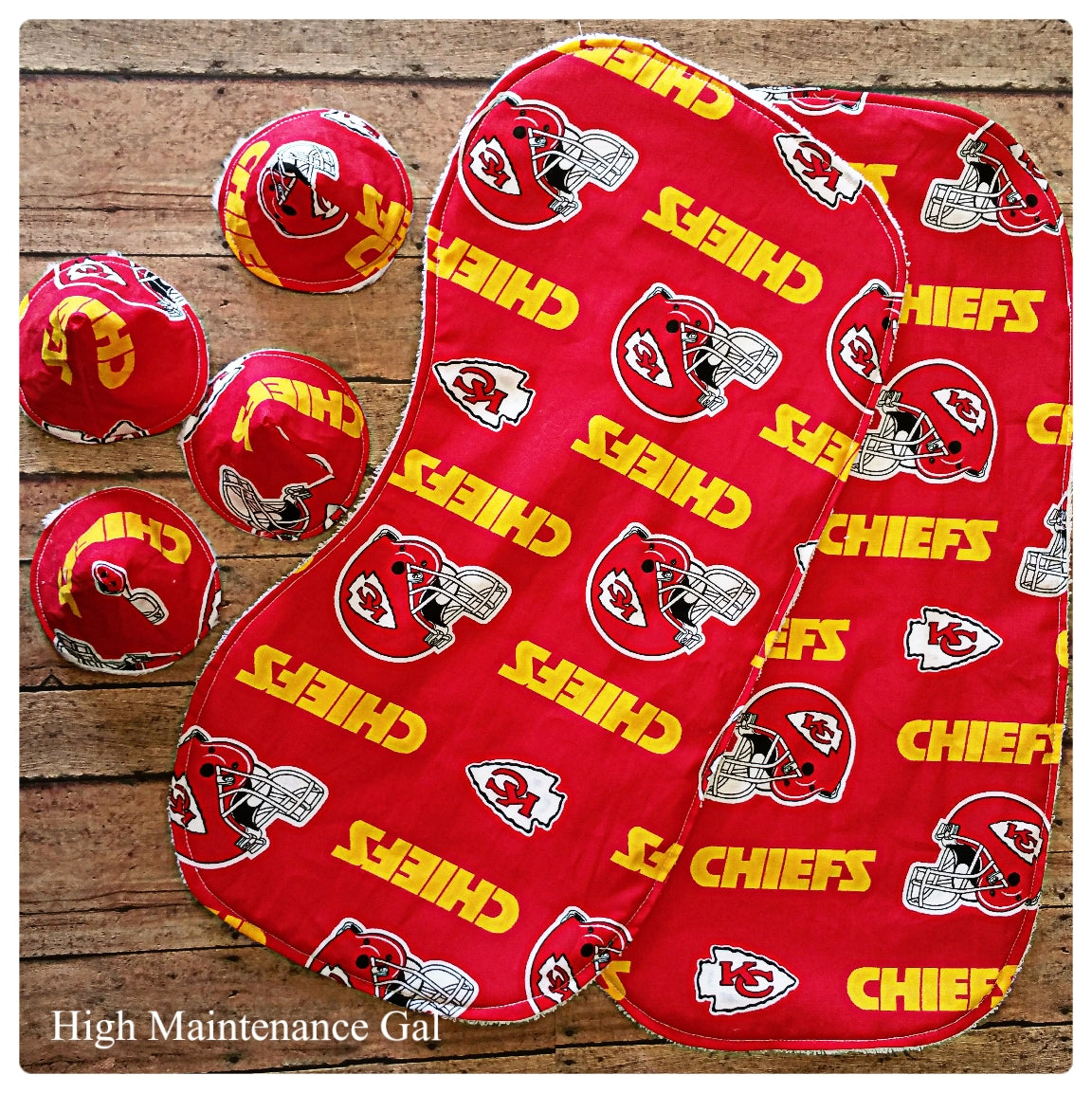 Football Teams, Baby Boy Gift Pack, Burp Rags and PPTS