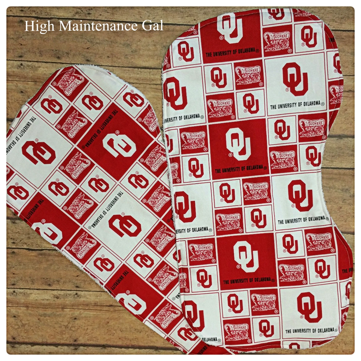 Burp Cloths for Boy or Girl, College sets