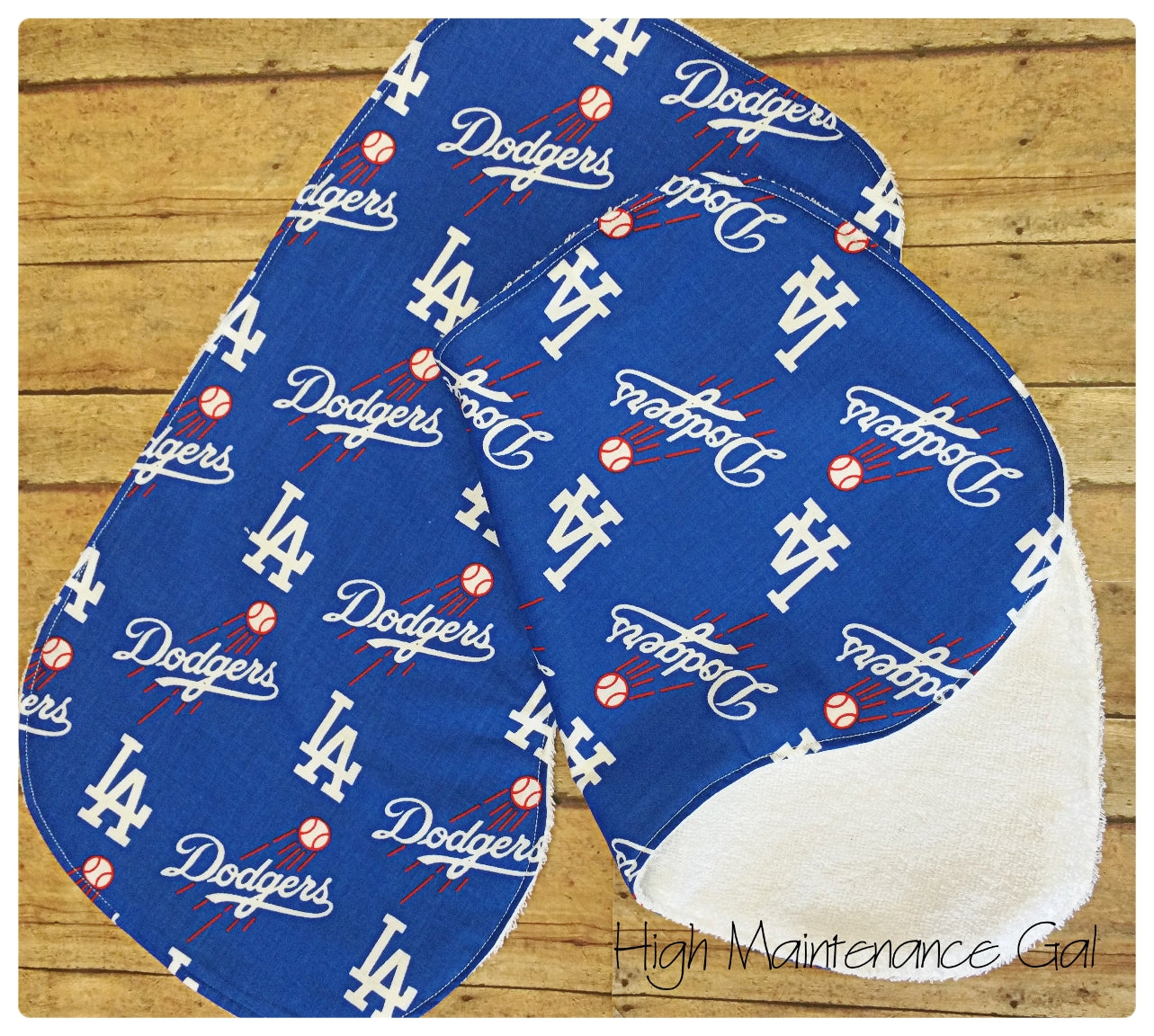 Burp Rags, Contoured Burp Clothes, Baseball Teams