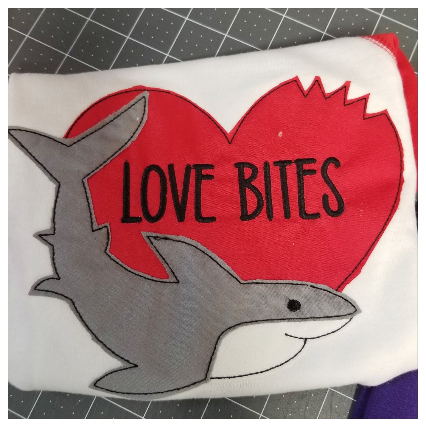 Kids Valentine Applique shirts