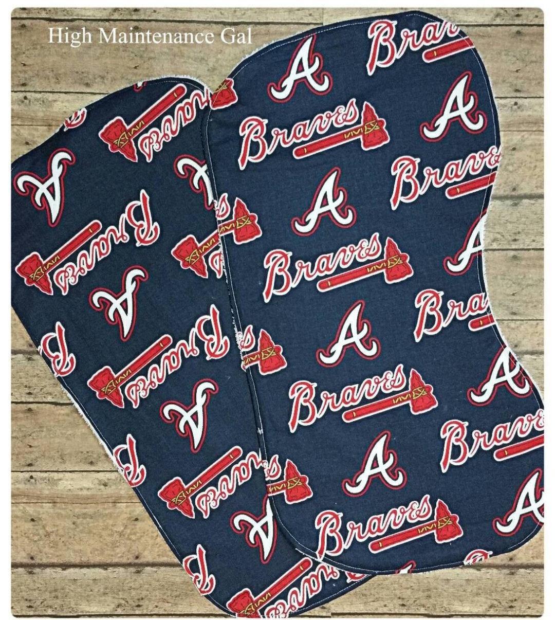 Burp Rags, Contoured Burp Clothes, Baseball Teams