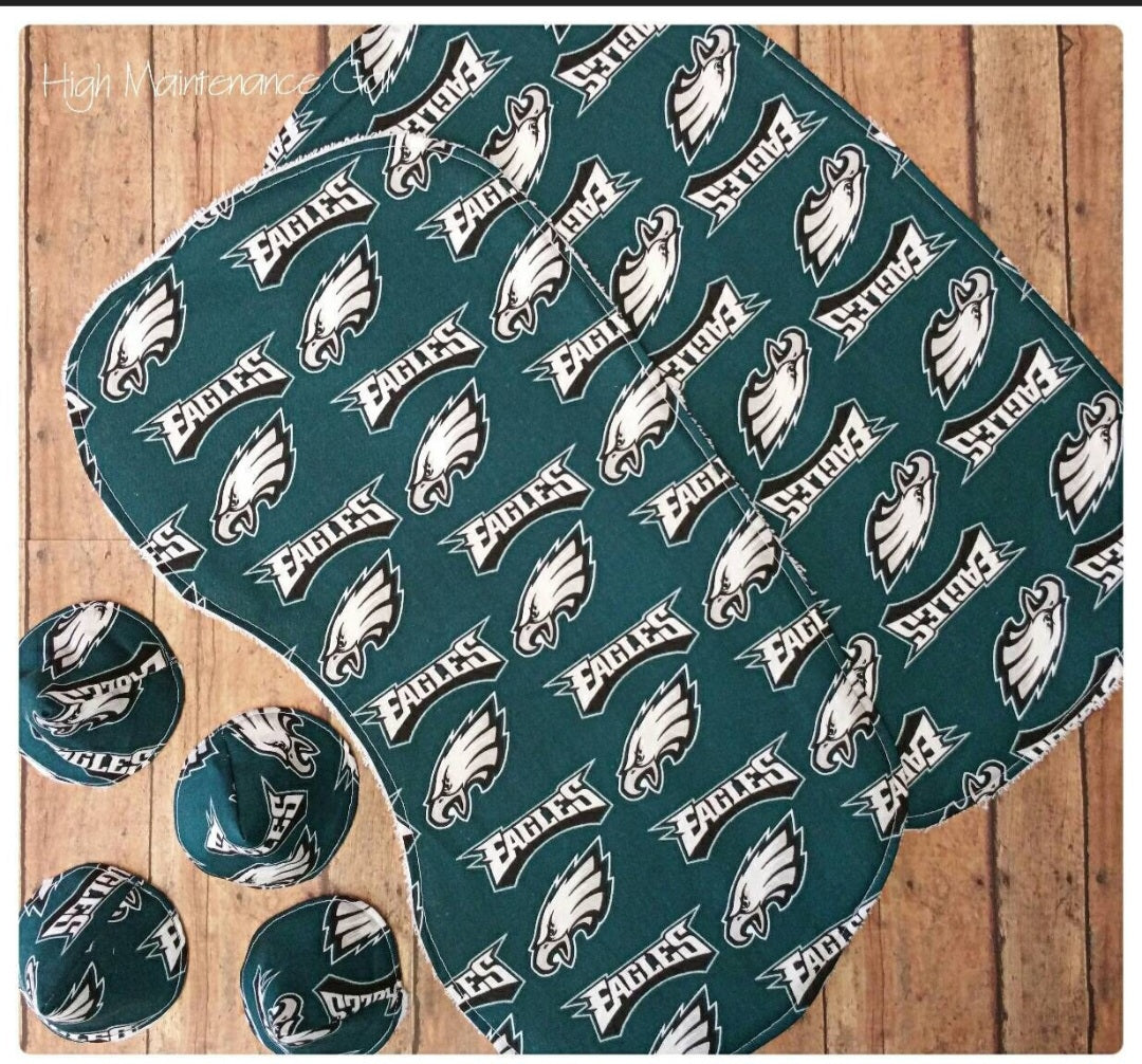 Football Teams, Baby Boy Gift Pack, Burp Rags and PPTS