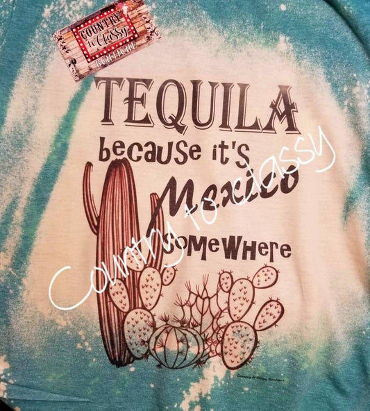 Tequila bleached tee