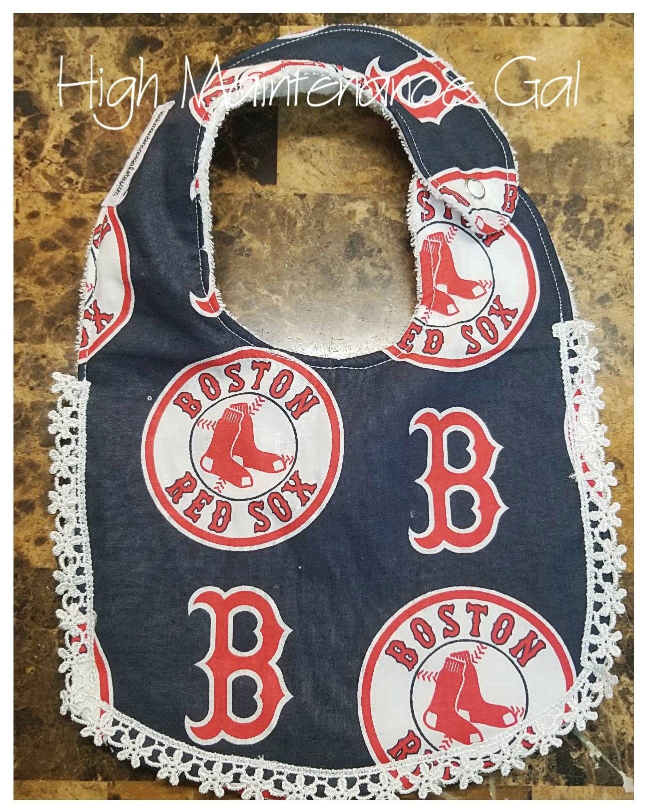 Daddy's Girl, Baby girl side snap bib,