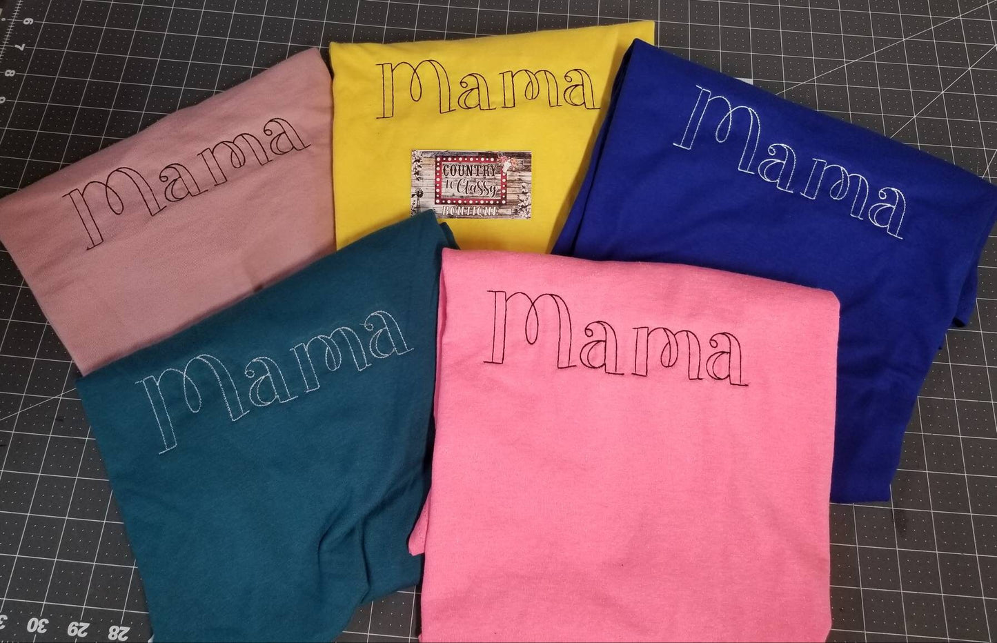 Mama shirt, embroidery shirt, simple tee, mama simple tee