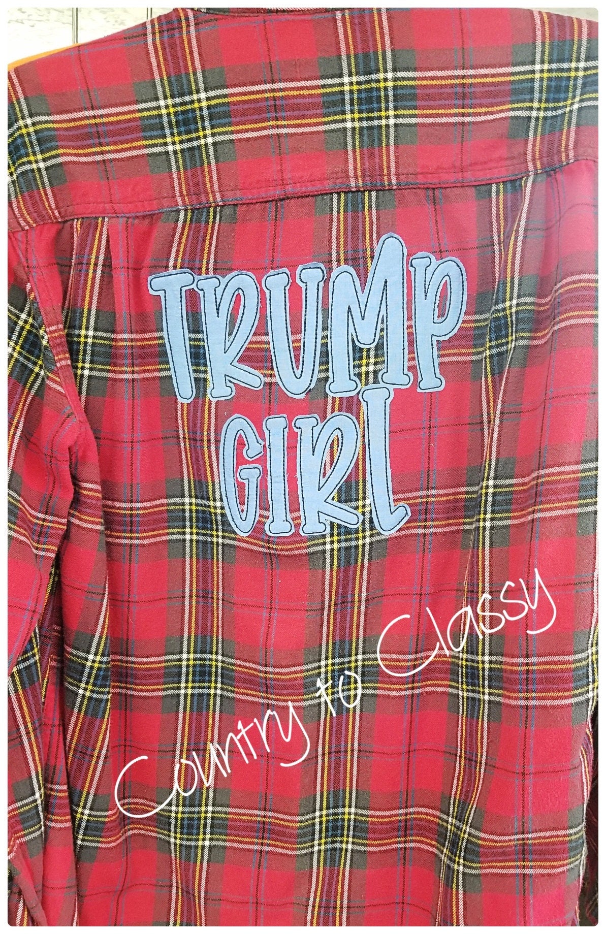 Trump Girl shirt, Trump shirt, Trump Girl Flannel