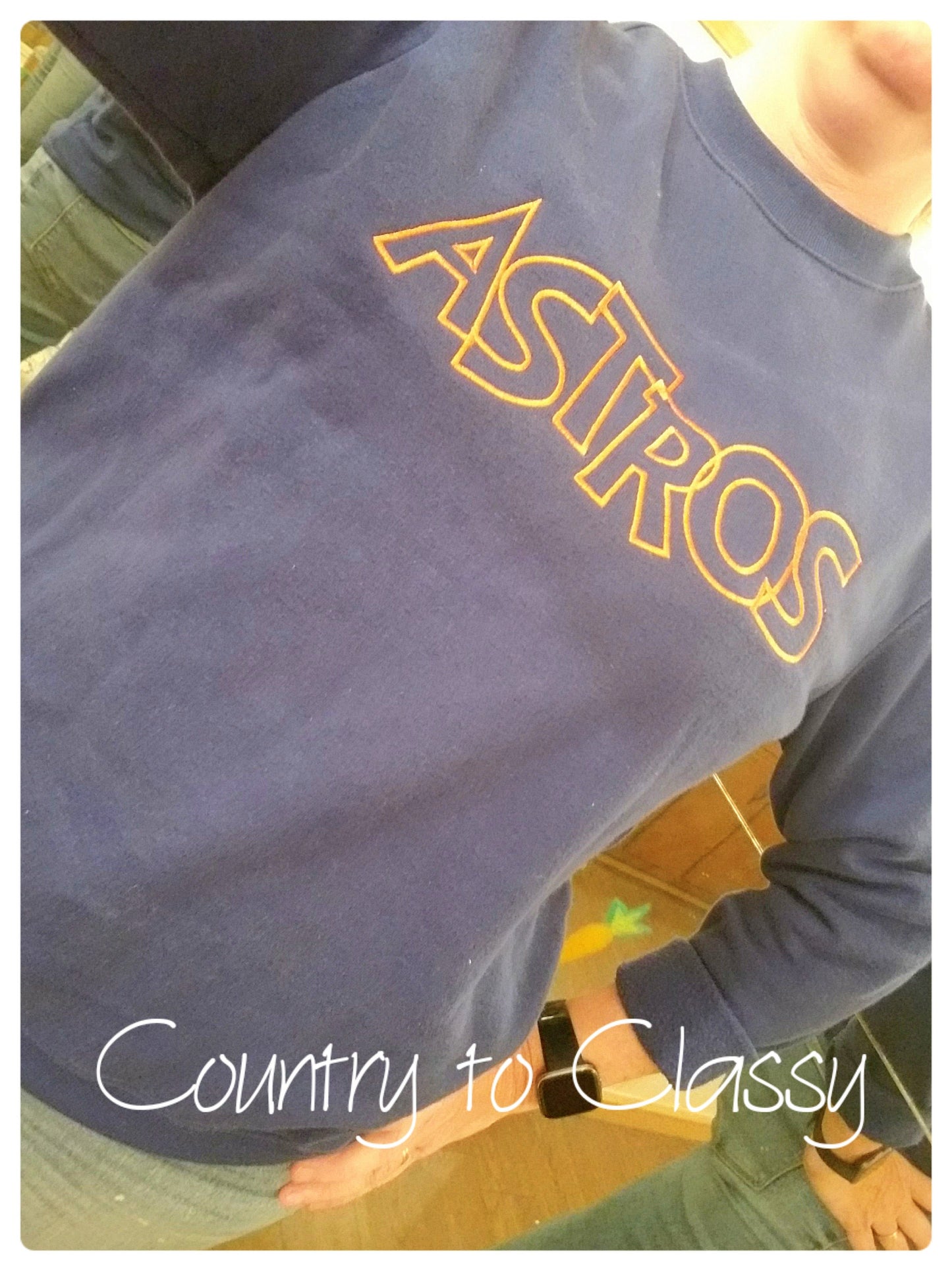 Astros embroidery,  Astros sweatshirt, embroidery sweatshirt, womens sweatshirt